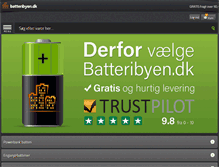 Tablet Screenshot of batteribyen.dk